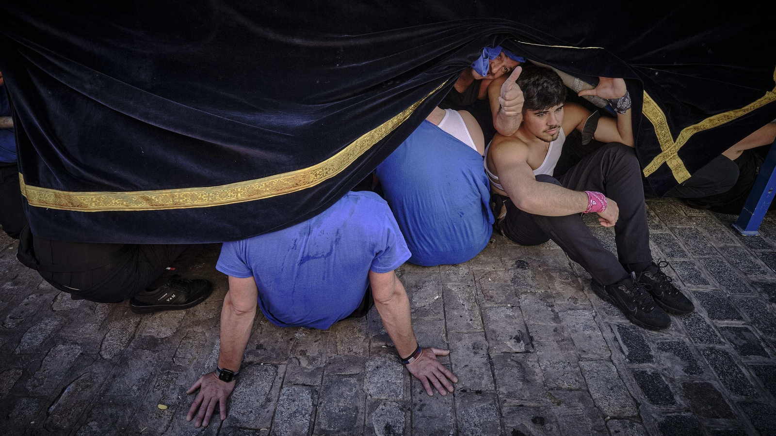 Cofradía de Las Aguas en la Semana Santa de Cádiz 2022
