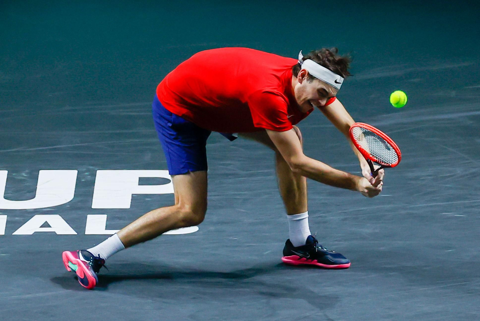 Taylor Fritz - Lorenzo Musetti de la Copa Davis de Málaga, en fotos