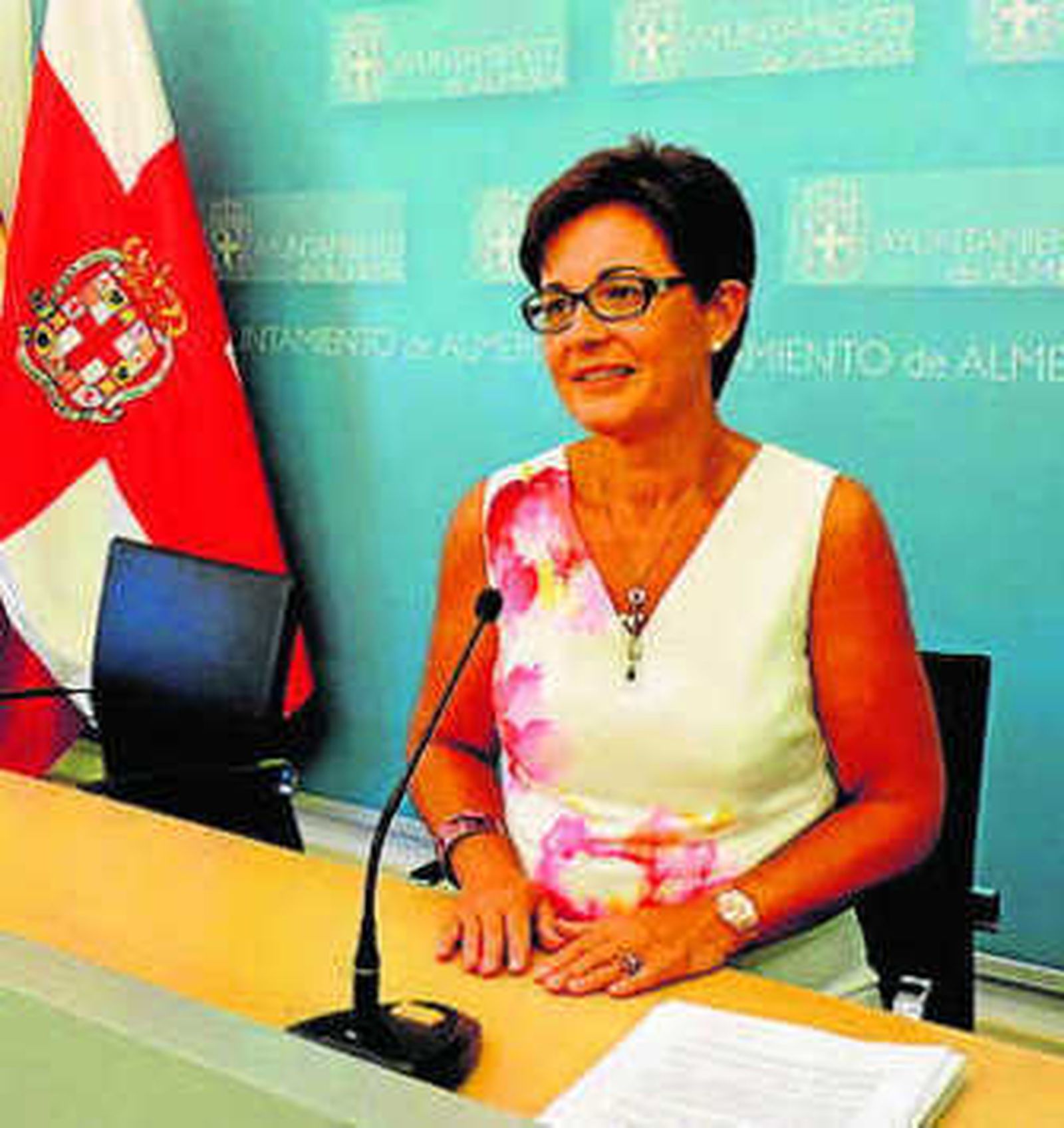 La concejal Adriana Valverde.
