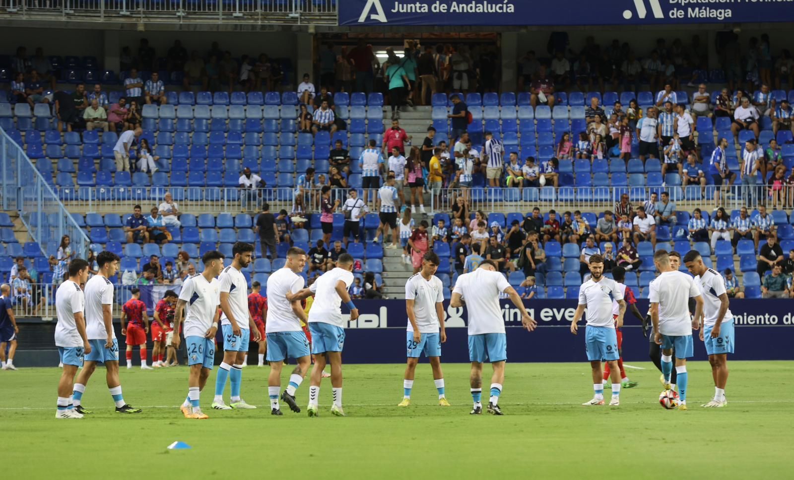 El Málaga CF-Atlético de Madrid B, en fotos