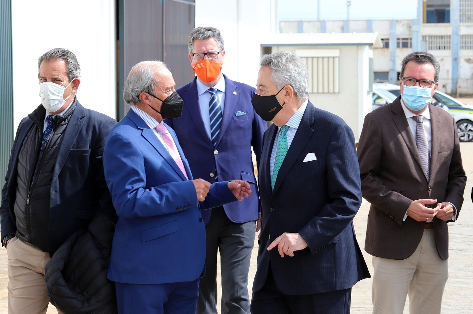 Imágenes del acto de inicio de las obras de la Marina Deportiva del Puerto de Huelva