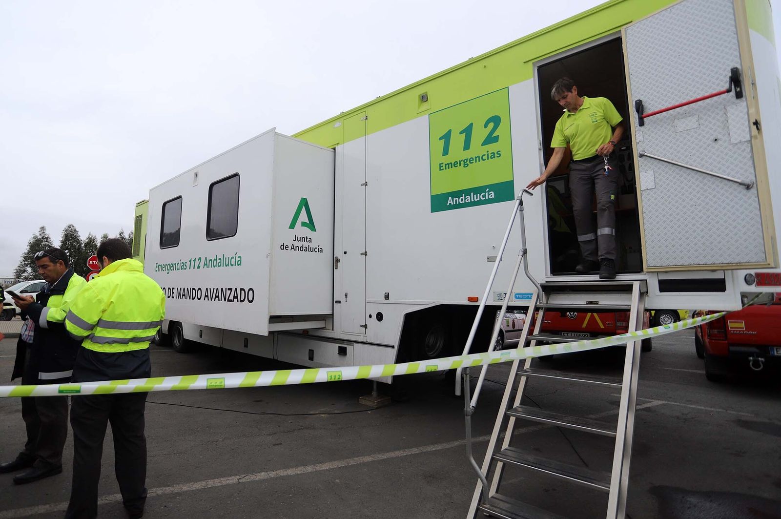 Simulacro de accidente en el Puerto de Huelva dentro del ejercicio regional RespuestA22, en imágenes