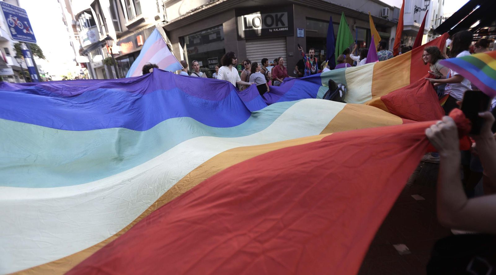 Manifestación por el Día del Orgullo LGTBIQ+ en La Línea