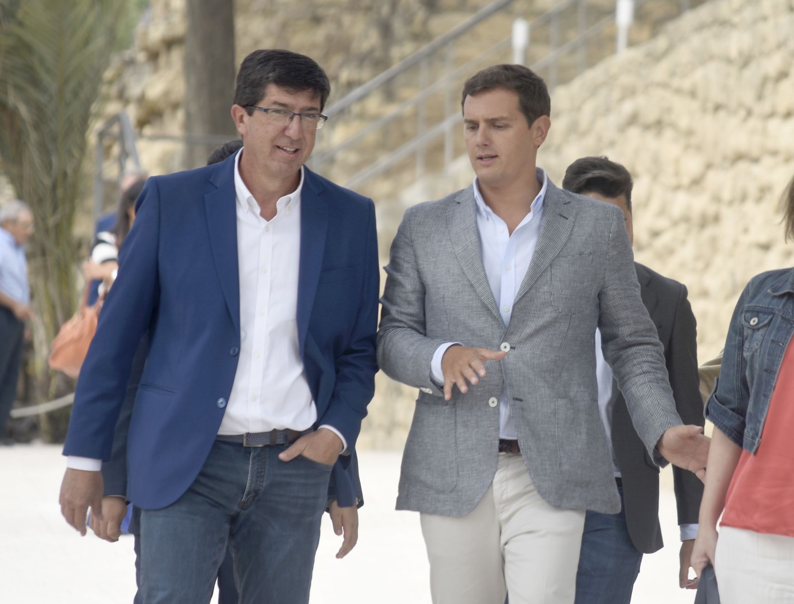 Juan Marín y Albert Rivera, en un acto celebrado el pasado miércoles en Córdoba.