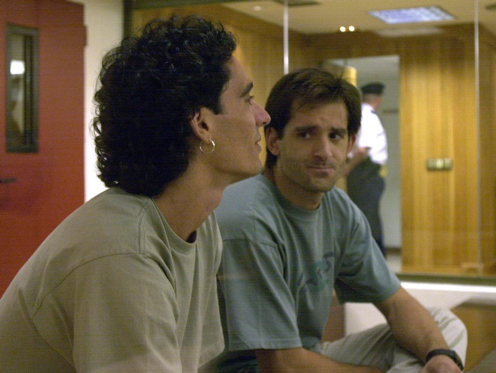 Jon Igor Solana, a la izquierda, junto con el otro miembro del comando Andalucía, Harriet Iragi.