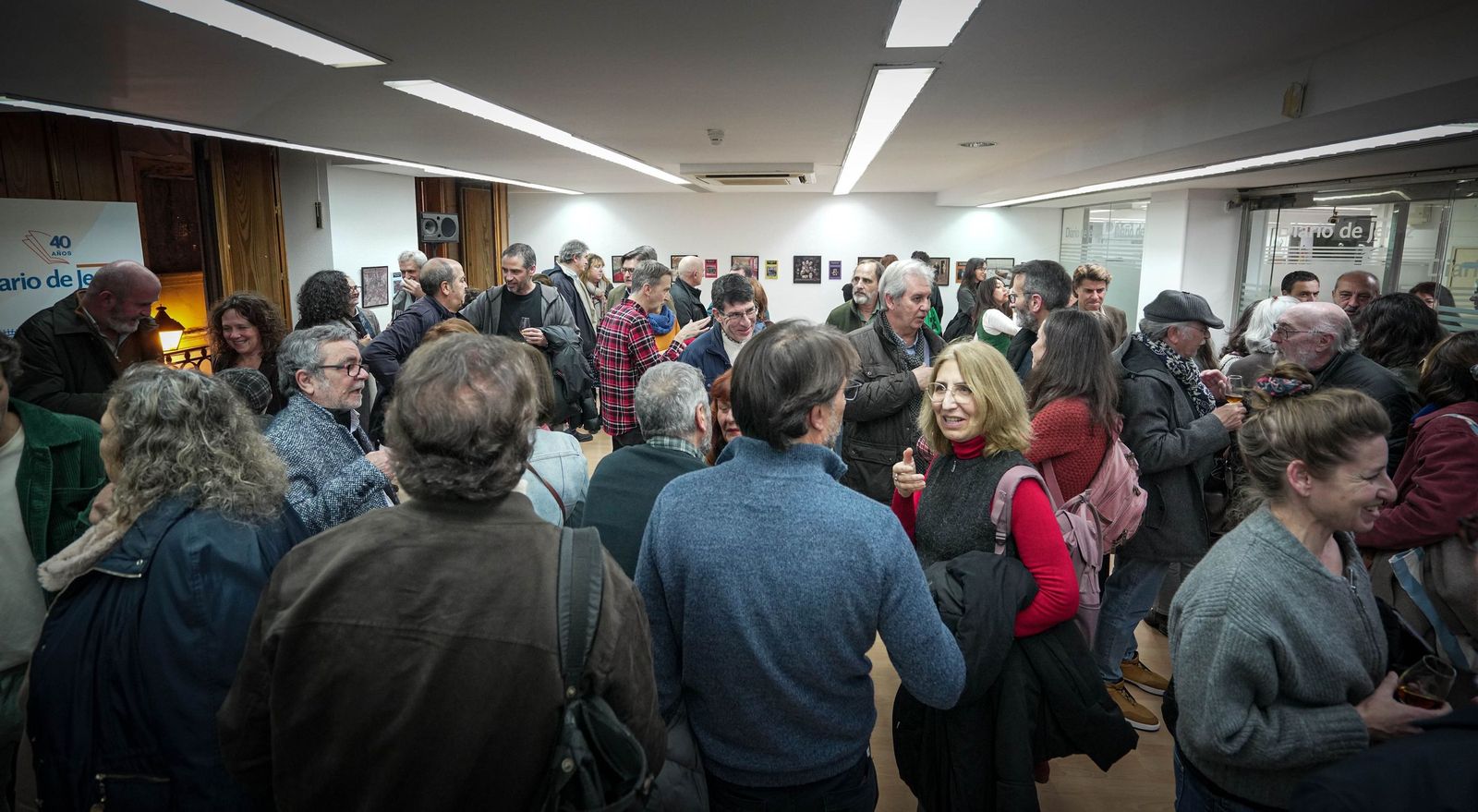 Imágenes de la inauguración de la exposición de Manuel del Valle en la sala ArteaDiario