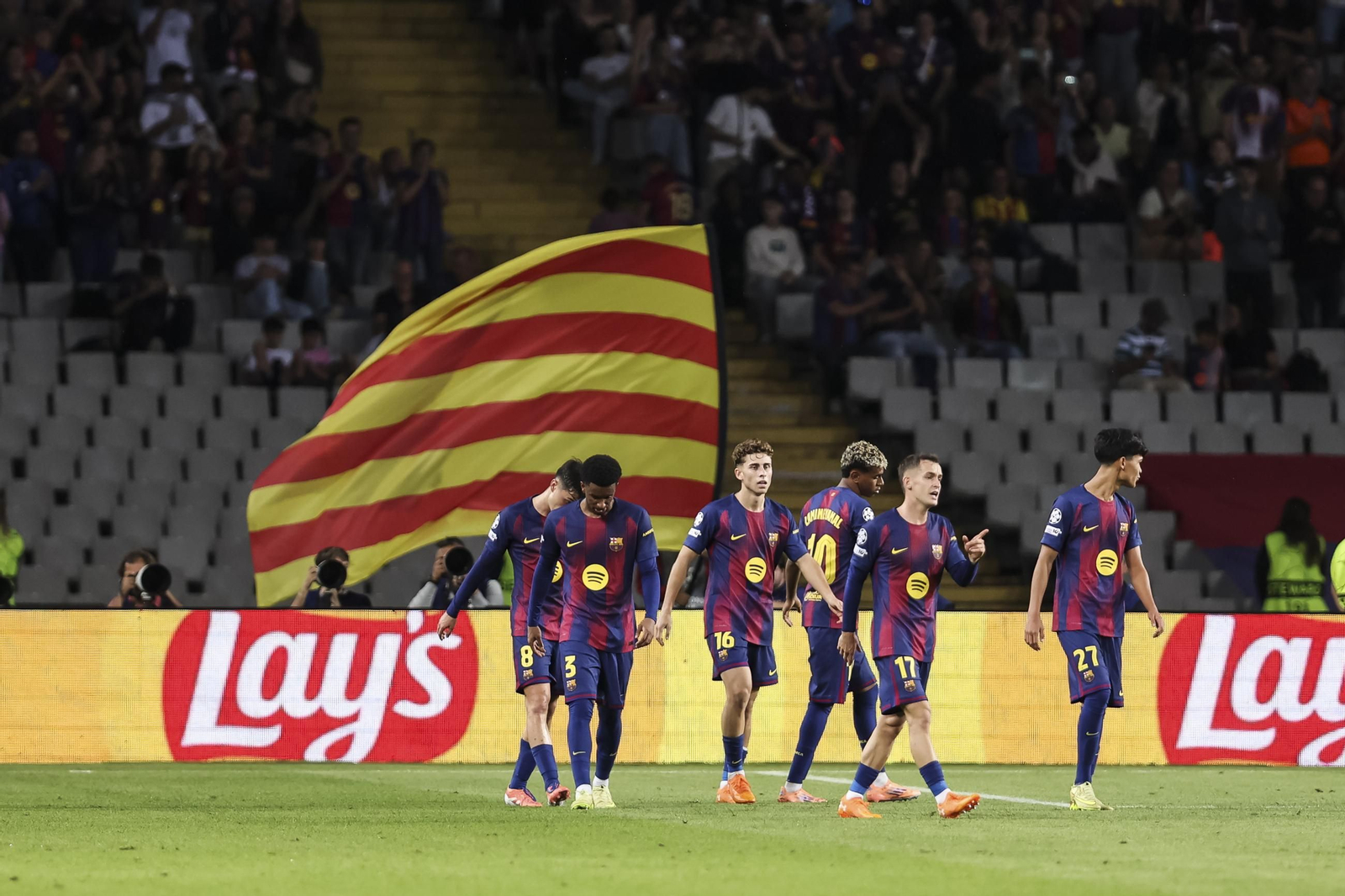 Las fotos del Barcelona-Olympiacos