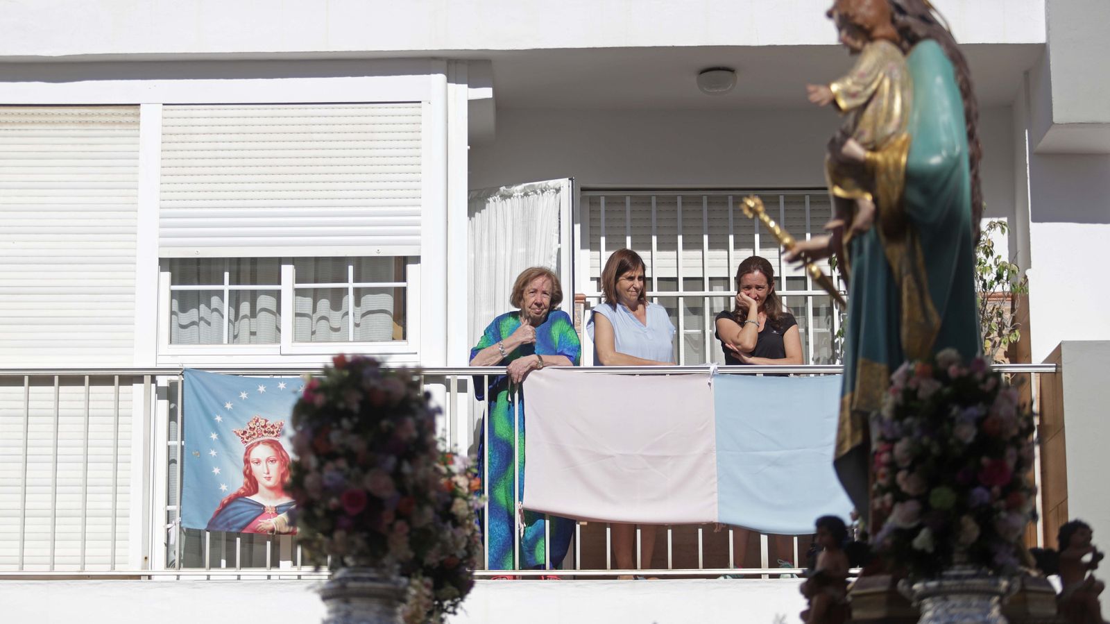 Fotos de la procesión de María Auxiliadora en La Línea