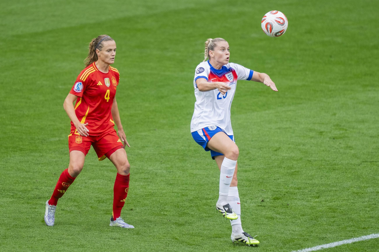Las mejores imágenes de la final España - Inglaterra de la Eurocopa femenina