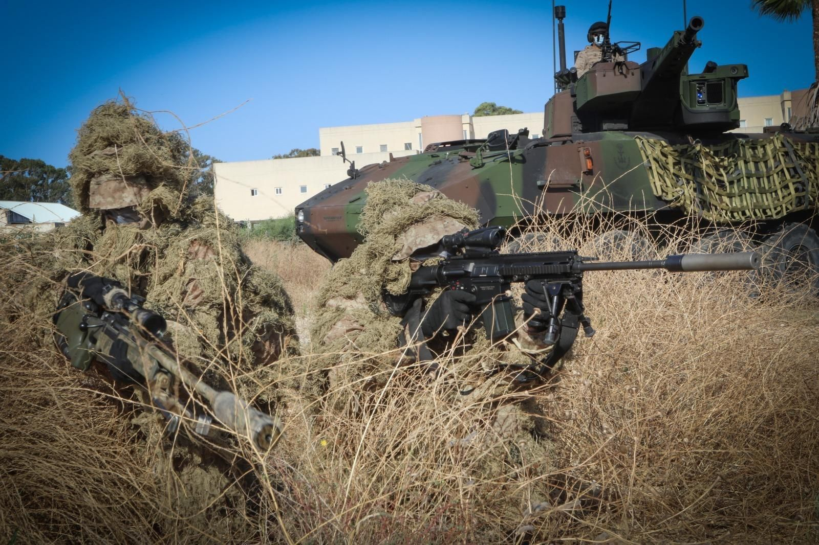 Imágenes del ejercicio de los tiradores de Infantería de Marina del TEAR