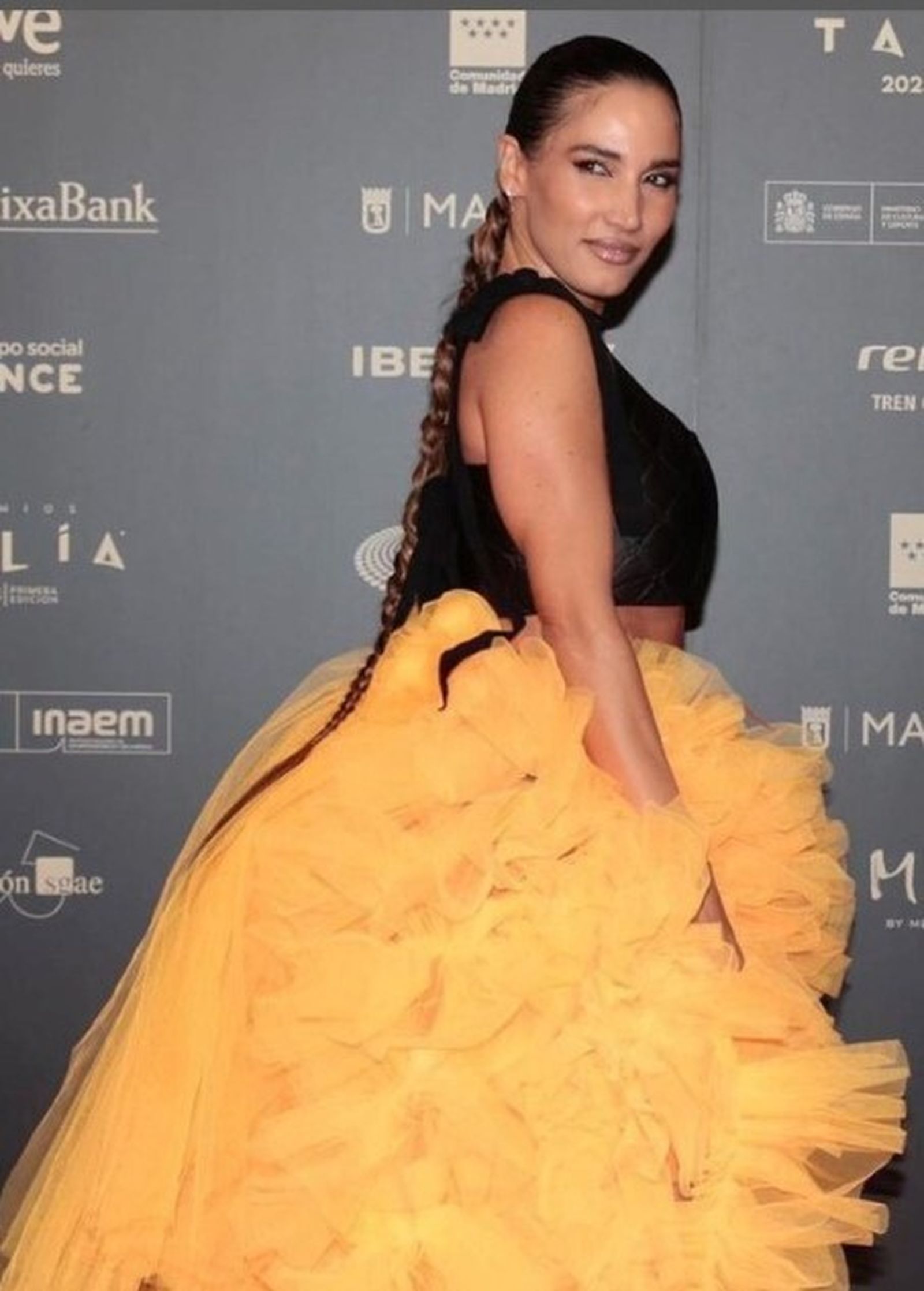 La cantante cordobesa estaba impresionante con un dos piezas de María Lafuente