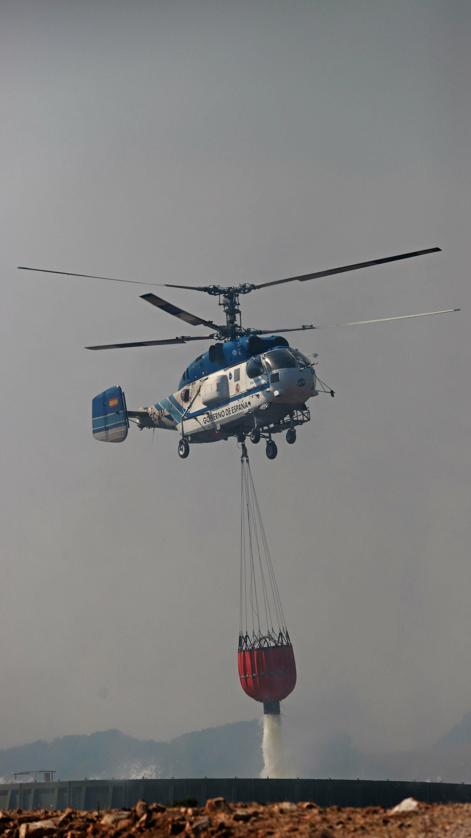 Fotos del incendio forestal en Tarifa