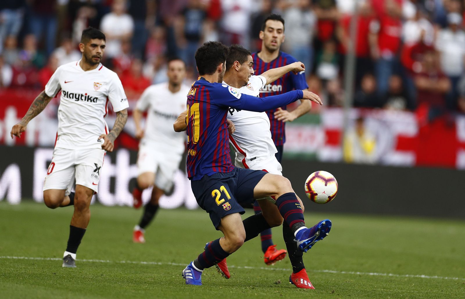 El Sevilla-Barcelona, en imágenees