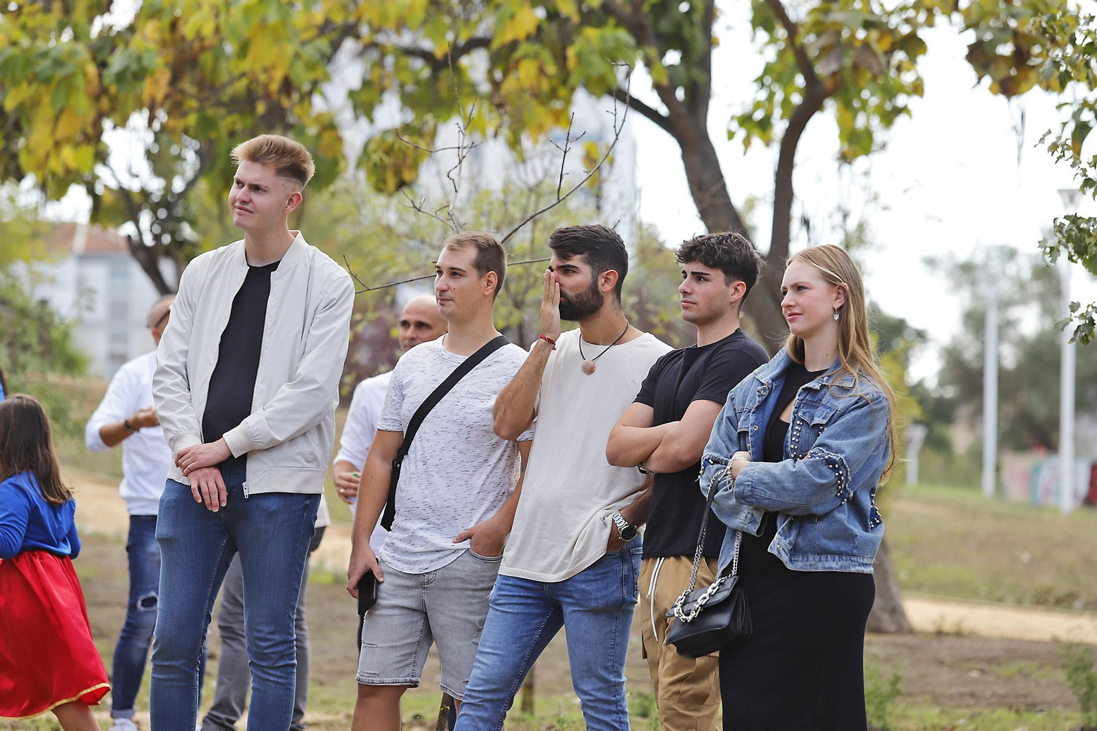 Imágenes de la convivencia carnavalera del Parque Moret en Huelva