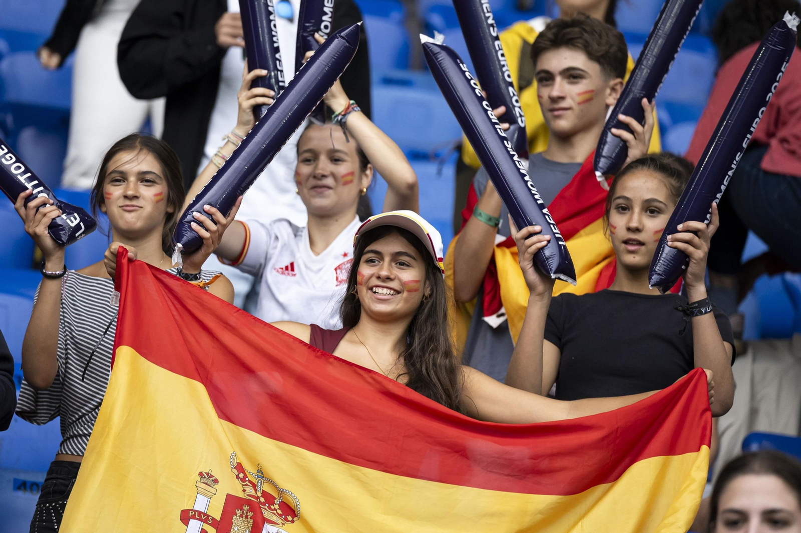 Las mejores imágenes de la final España - Inglaterra de la Eurocopa femenina