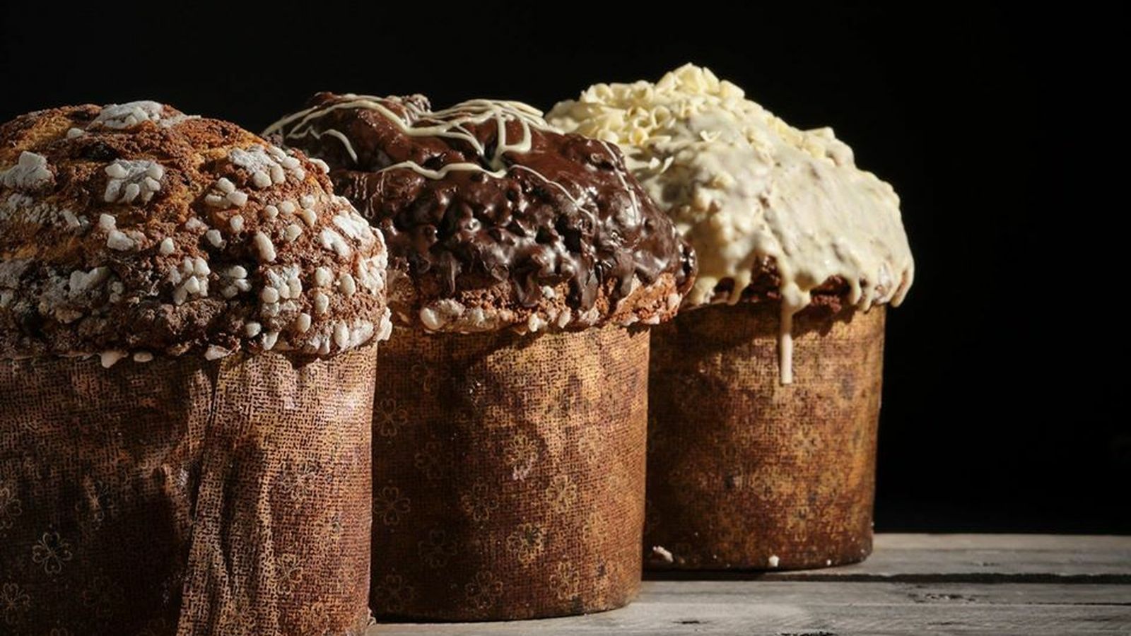 Los diferentes modelos de panettone que oferta La Trufa.