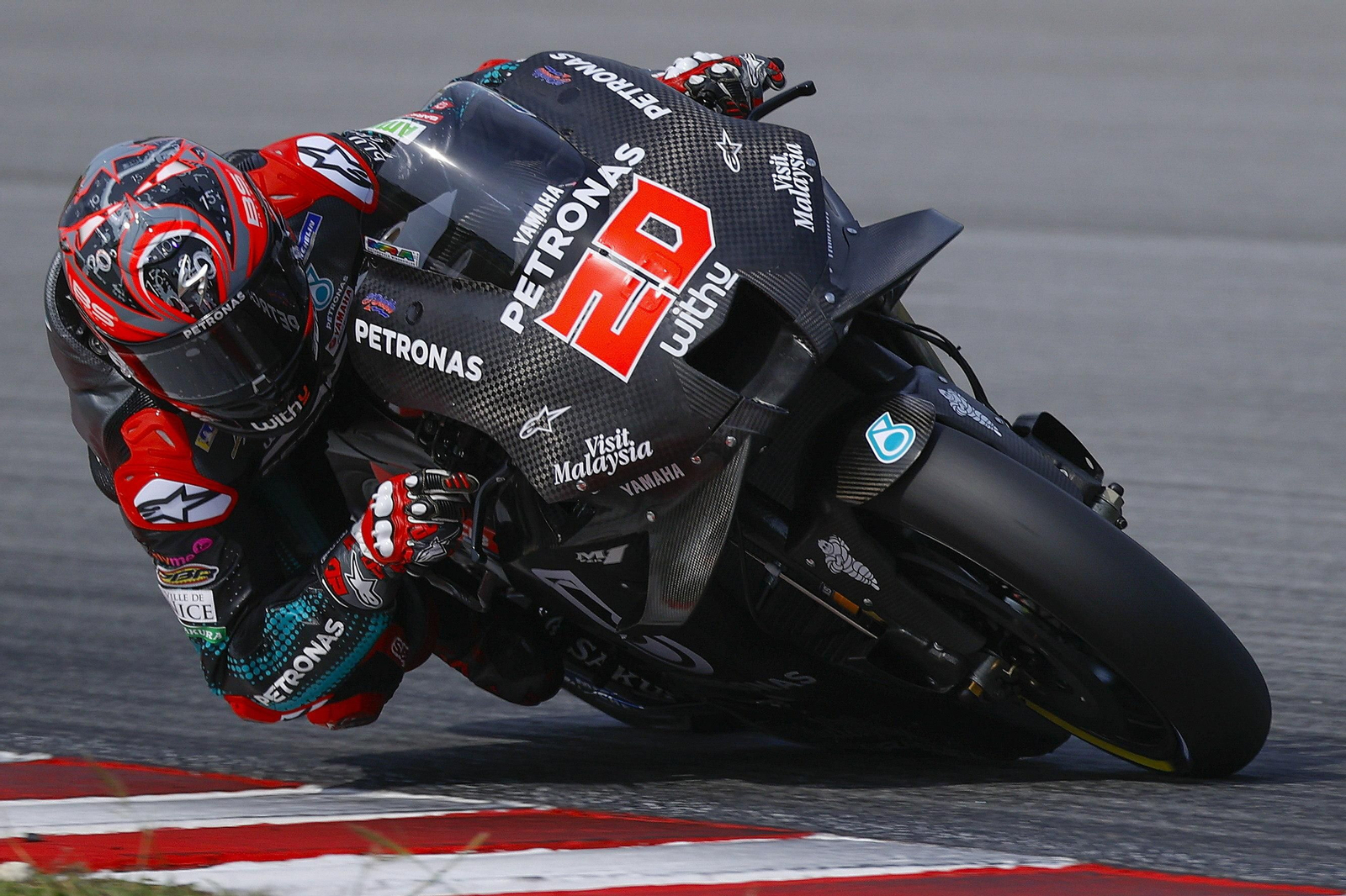 Quartararo sigue siendo el más rápido en Sepang, ahora con la M1 2020.