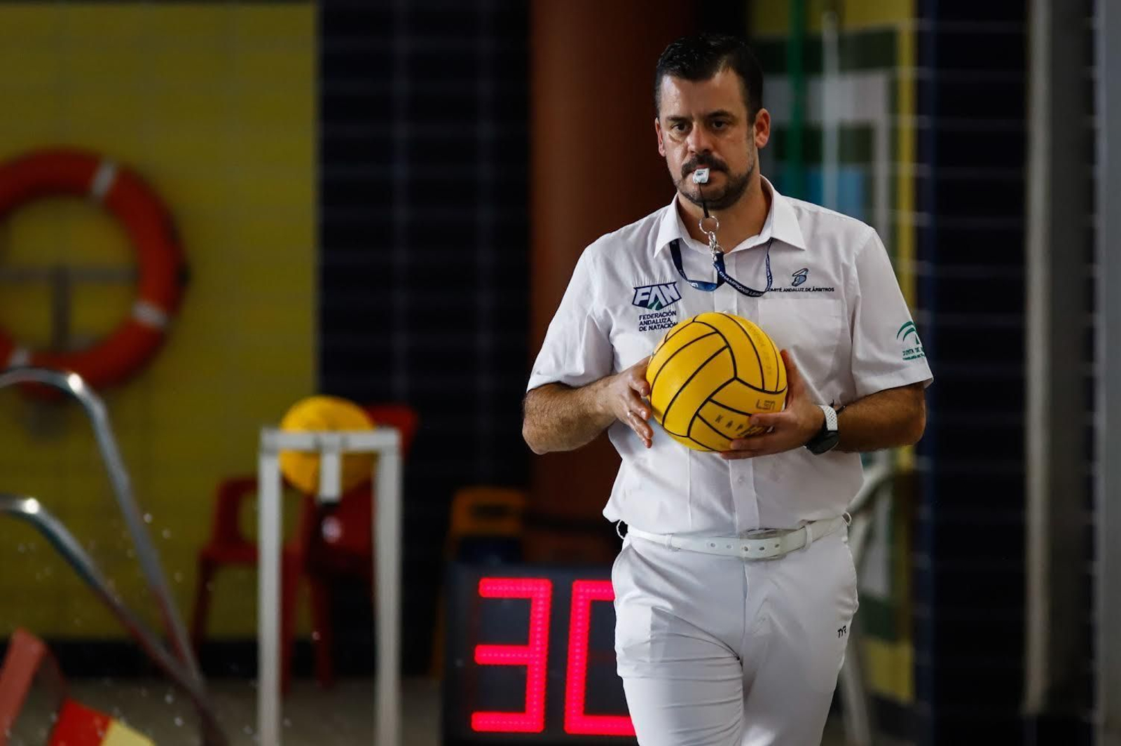 Sergio Jiménez, referente andaluz en el arbitraje nacional.