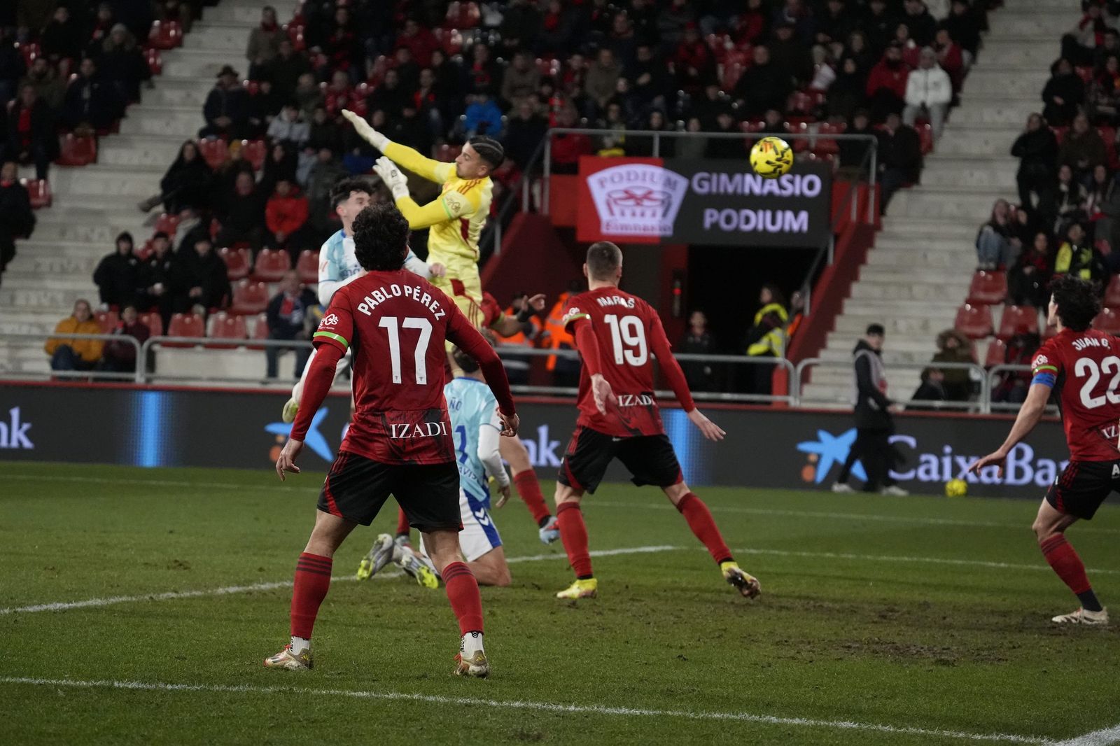 El Mirandés-Málaga CF, en fotos