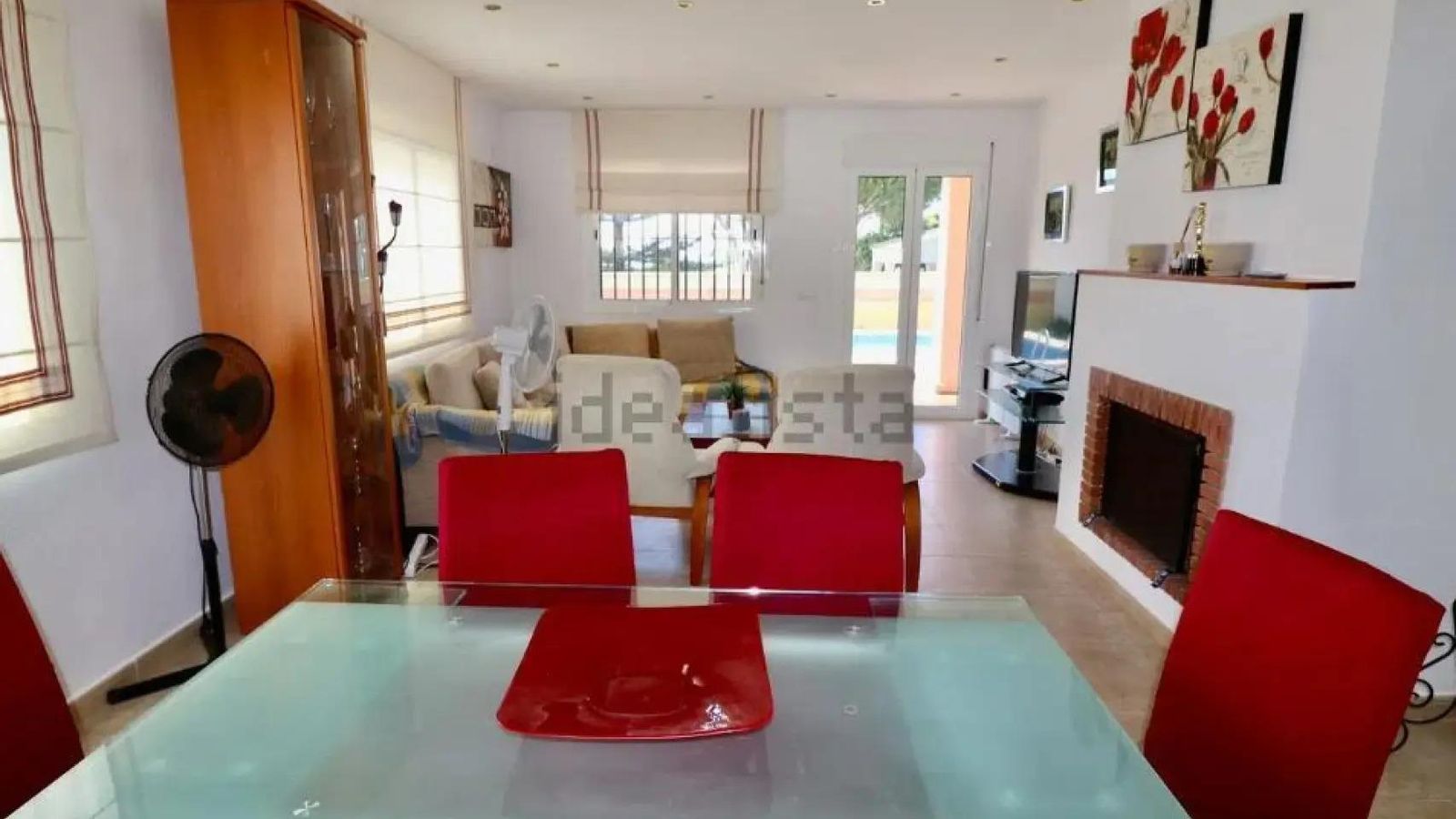 Una de las estancias interiores de la vivienda.