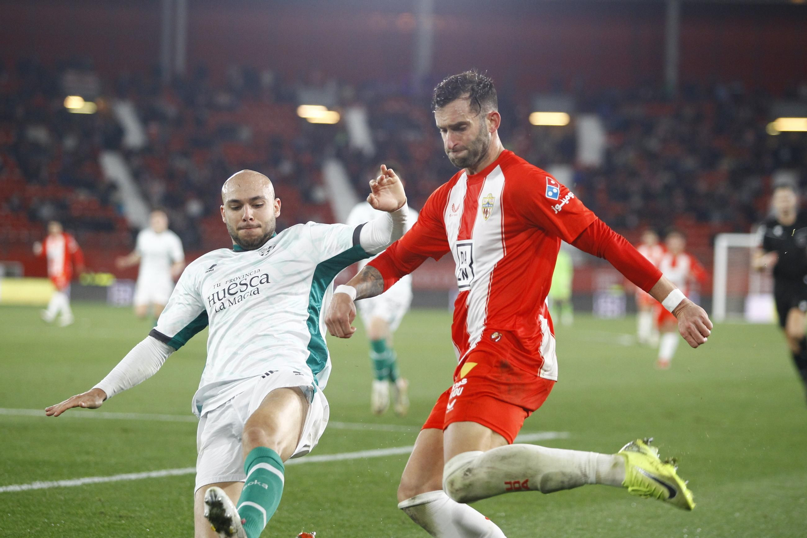 Las imágenes del partido U.D. Almería-S.D. Huesca