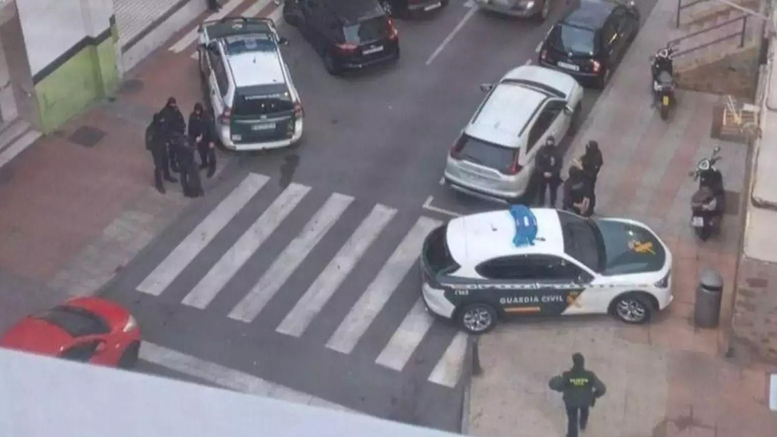Operación de la Guardia Civil en Ceuta.