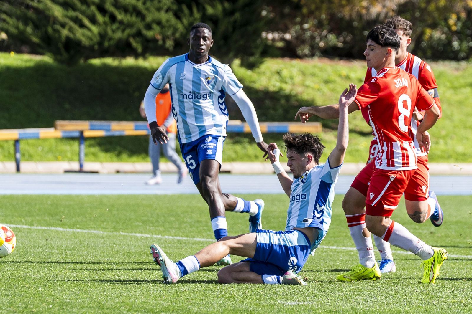 Las imágenes del Almería B y Atlético Malagueño en el Anexo de los Juegos Mediterráneos