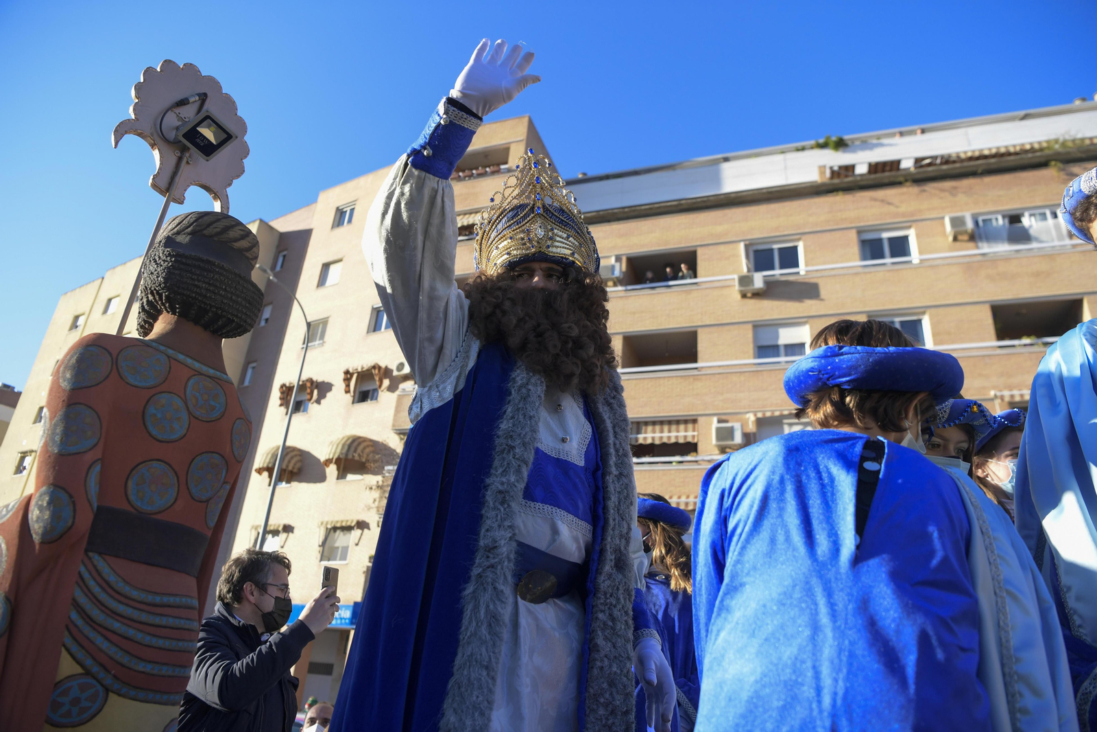 Fotos de la cabalgata de Reyes Magos de Granada 2022