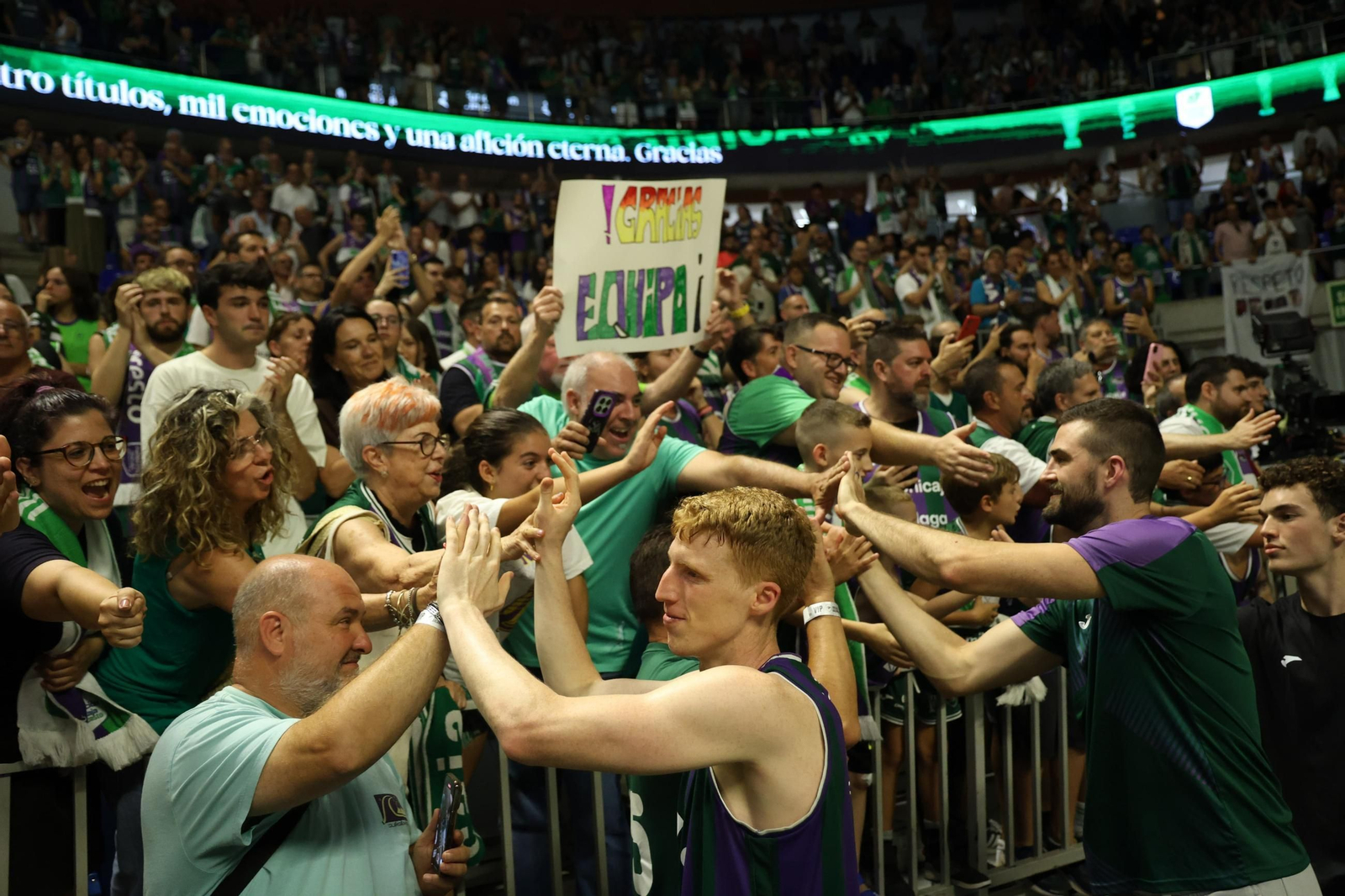 El Unicaja-Real Madrid, en fotos