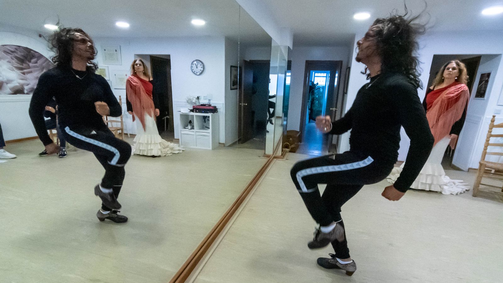 Las fotos del ensayo del ultimo espectaculo de Mónika Bellido