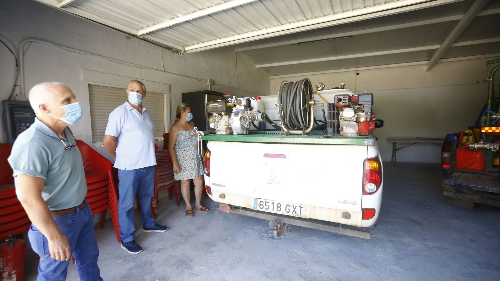 Vecinos de Las Siete Fincas.