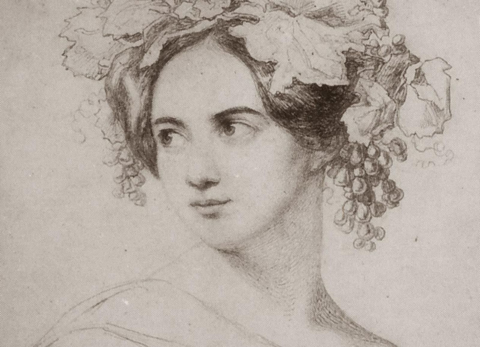 Retrato de la compositora y pianista Fanny Mendelssohn