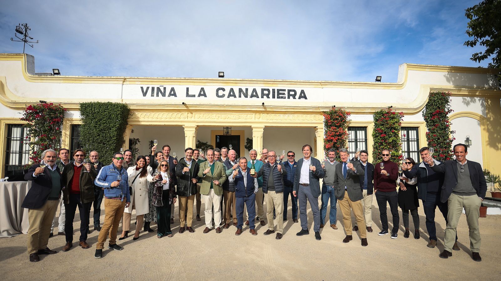 González Byass presenta el mosto de este año en la viña La Canariera