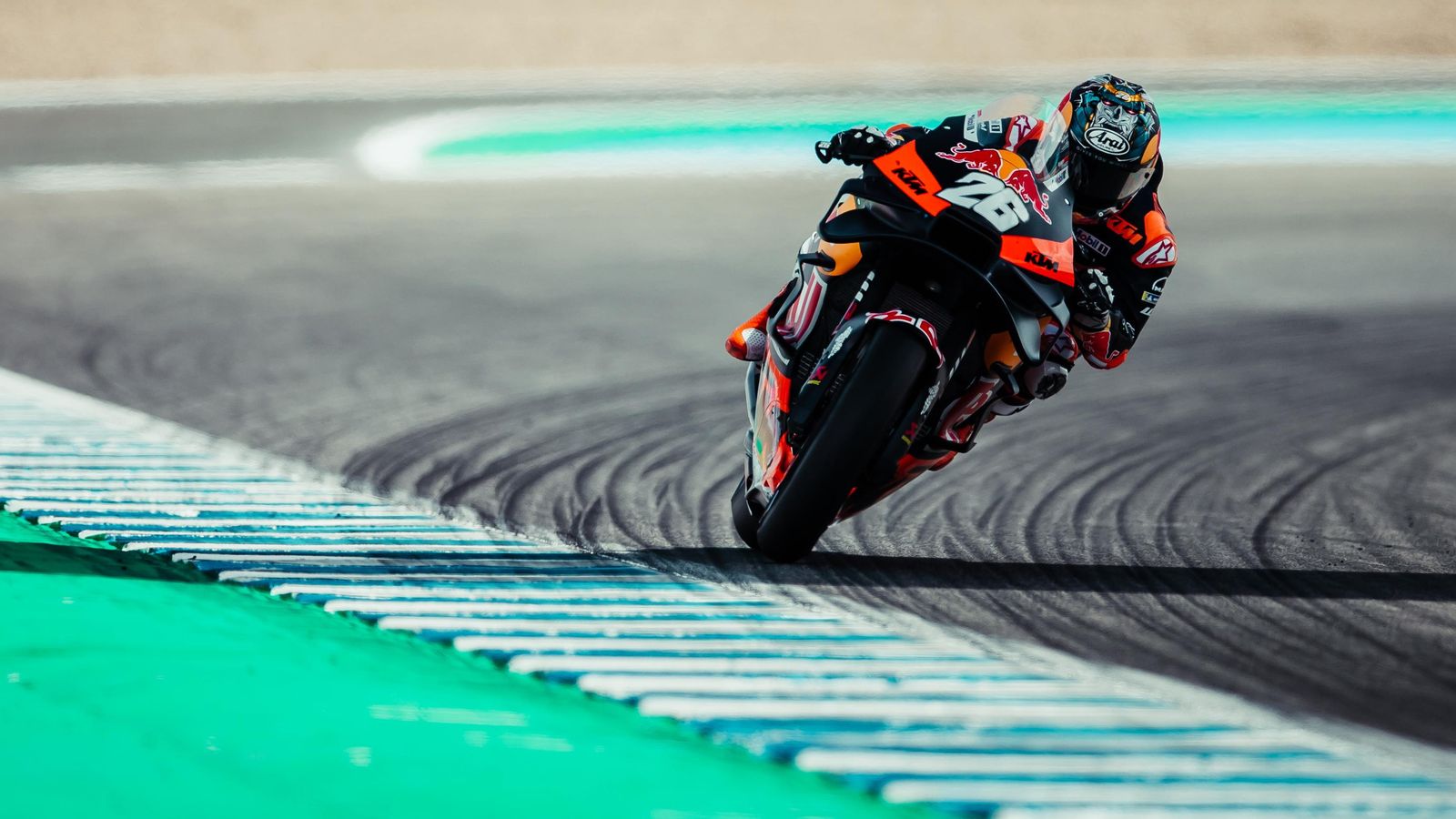 Dani Pedrosa, en acción con KTM.