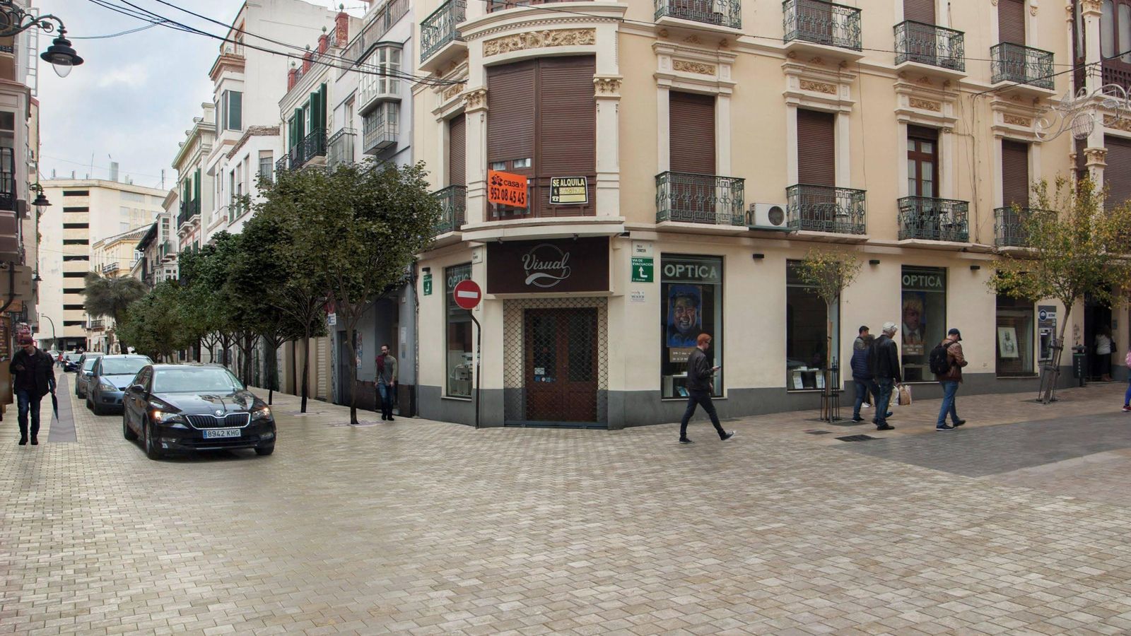 Intervención prevista en la calle Álamos, en el cruce con Cárcer.