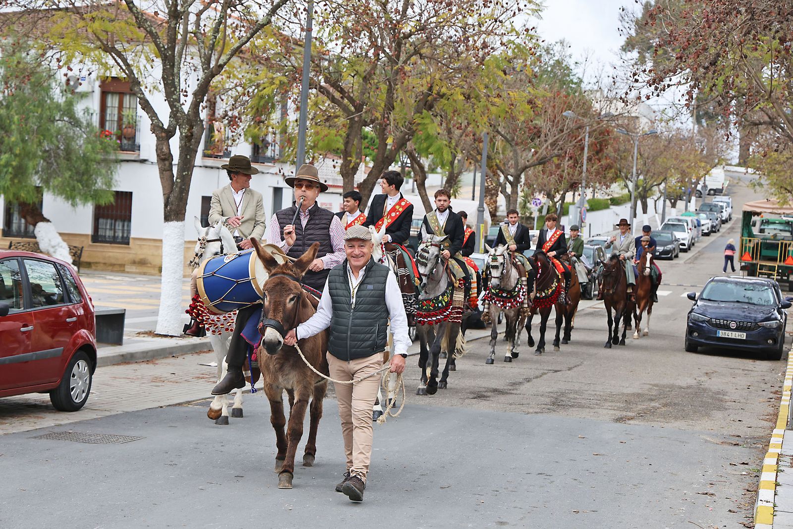 Las imágenes de la romería de San Benito Abad en el Cerro del Andévalo de Huelva