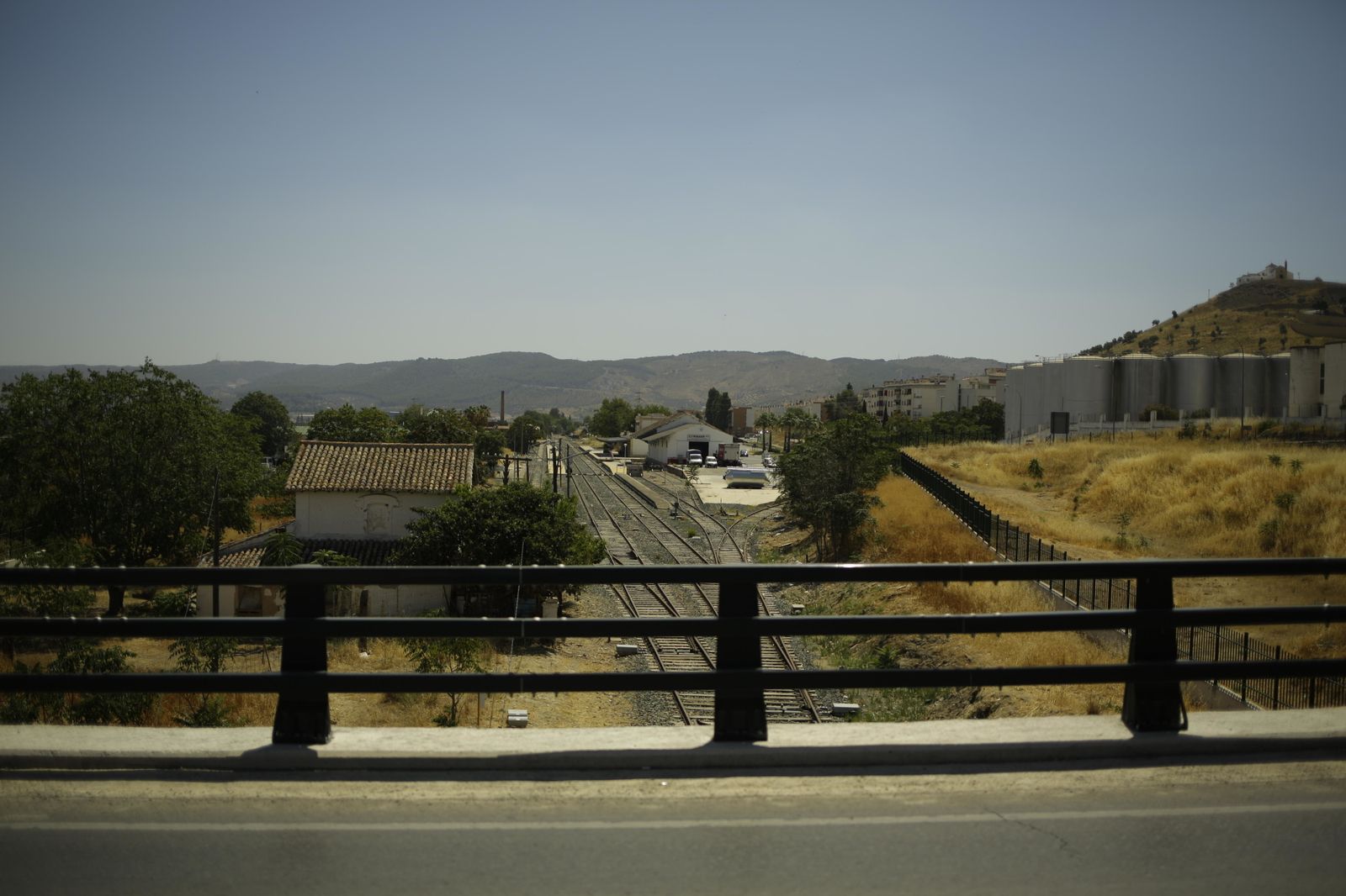 Actual vía convencional fuera de servicio