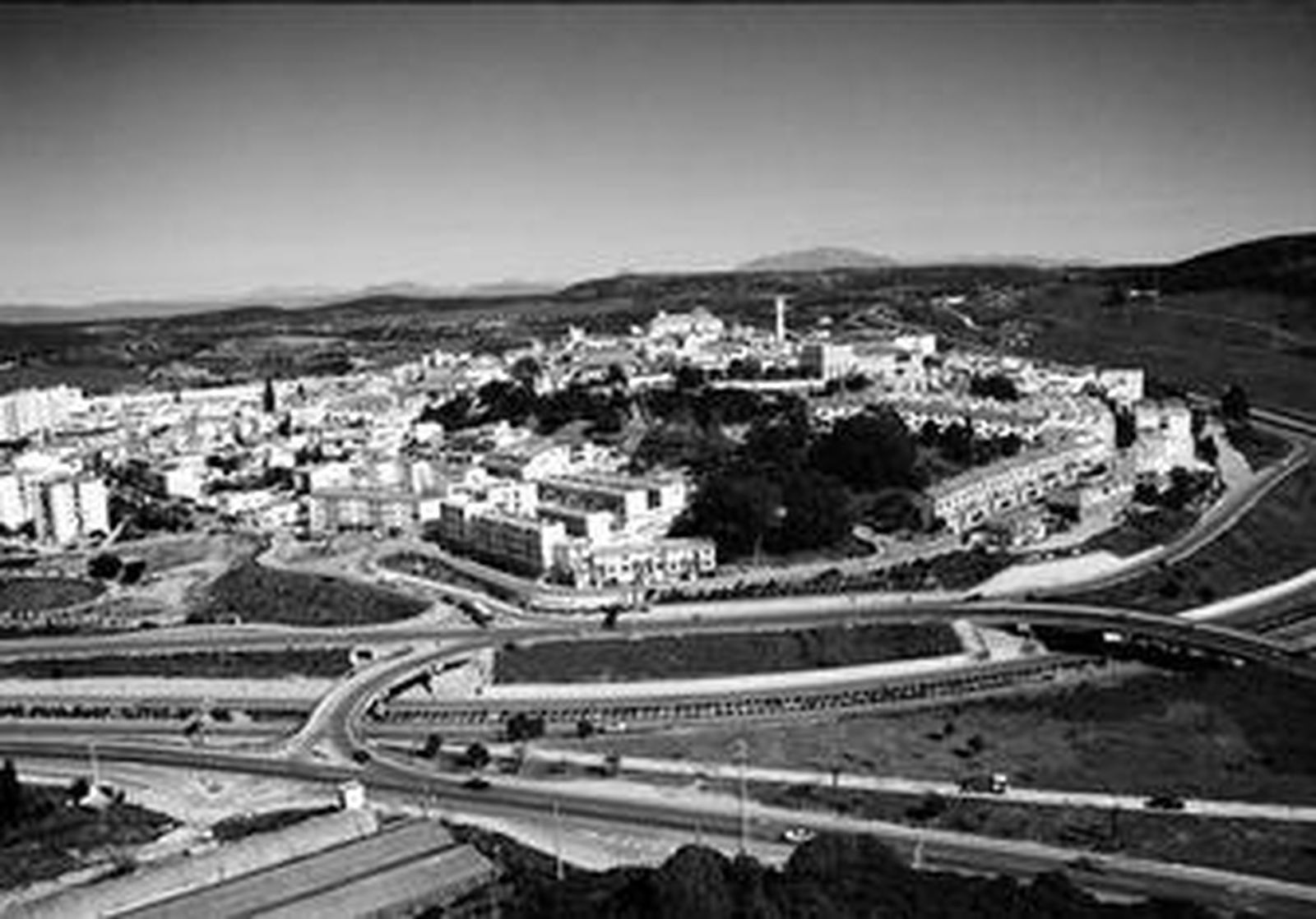 Vista aérea de la ciudad de San Roque.