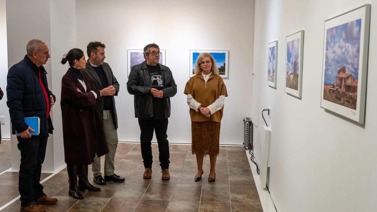 Inauguración de la exposición.