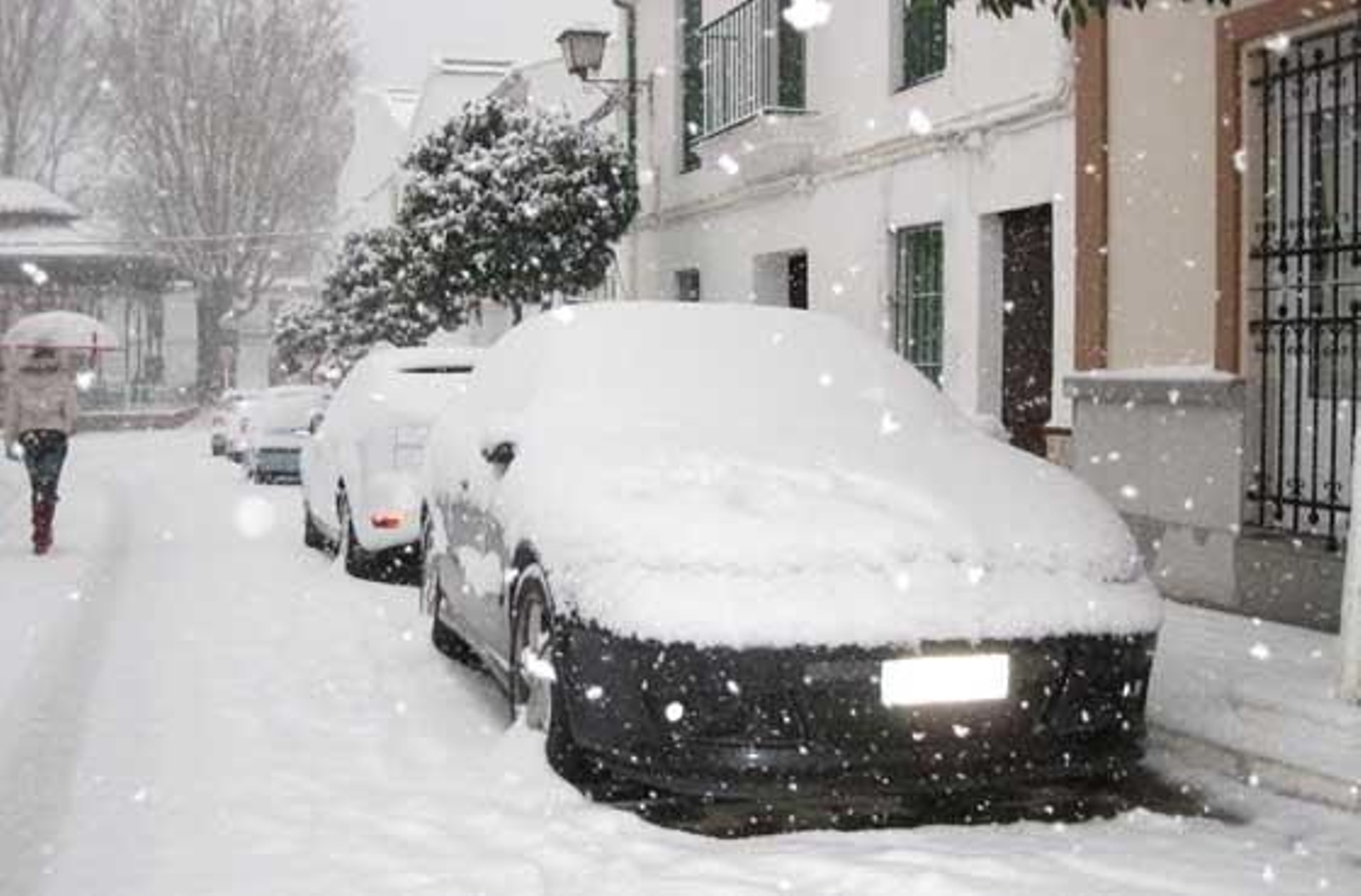 Intensa nevada en Constantina (enero 2010)