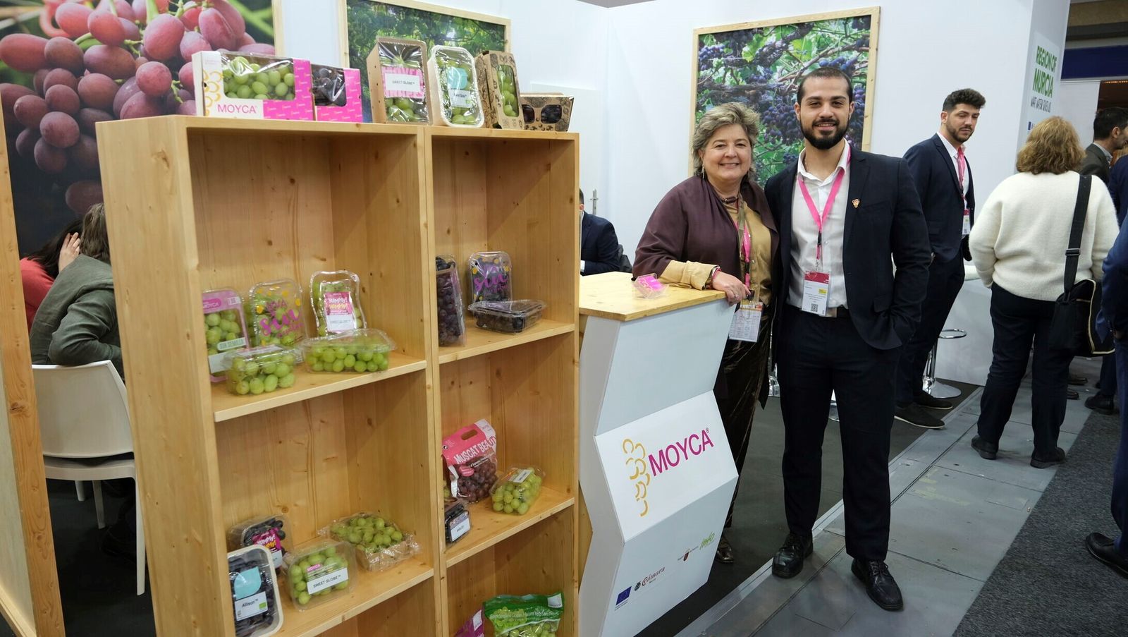 Josefina Mena y David Mora, de Moyca.