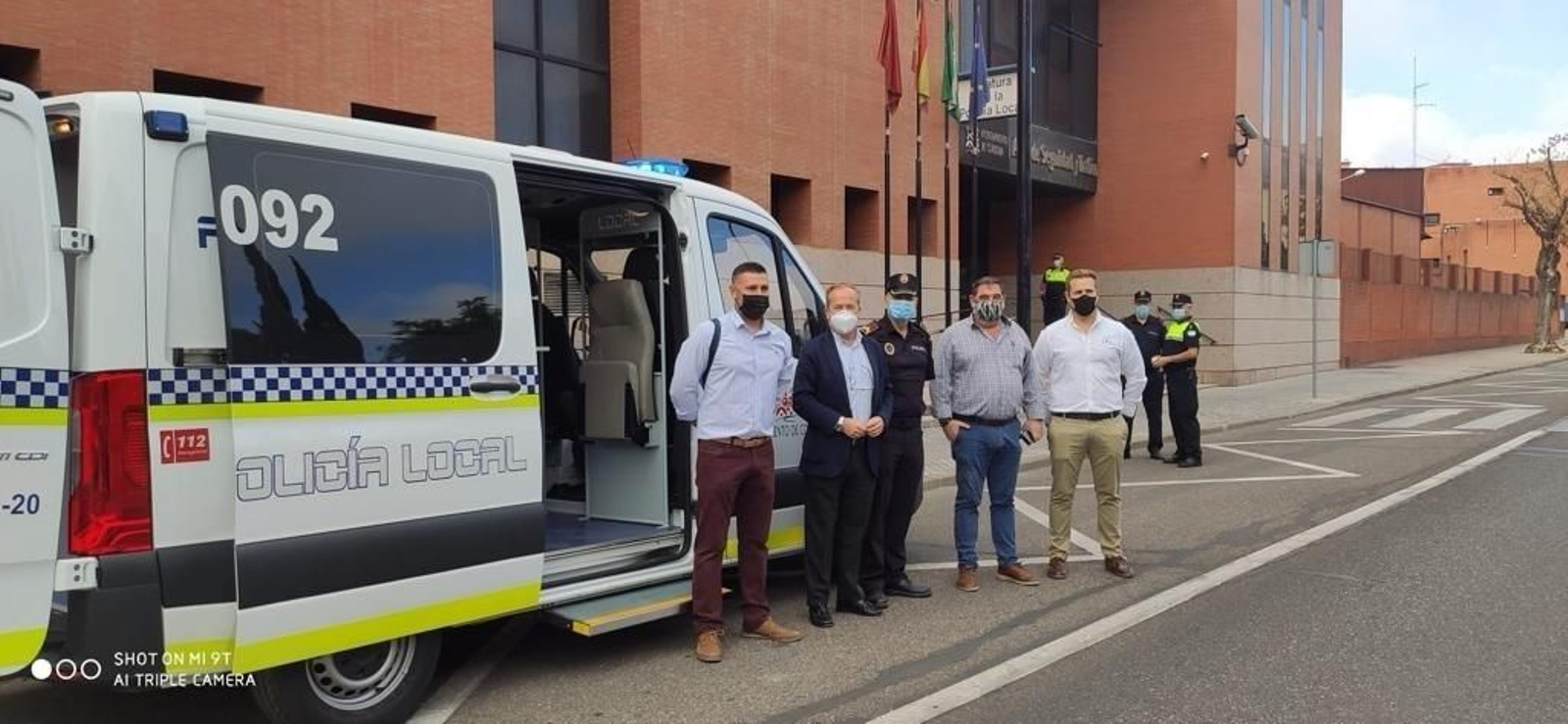 Presentación del nuevo vehículo de Atestados de la Policía Local de Córdoba.
