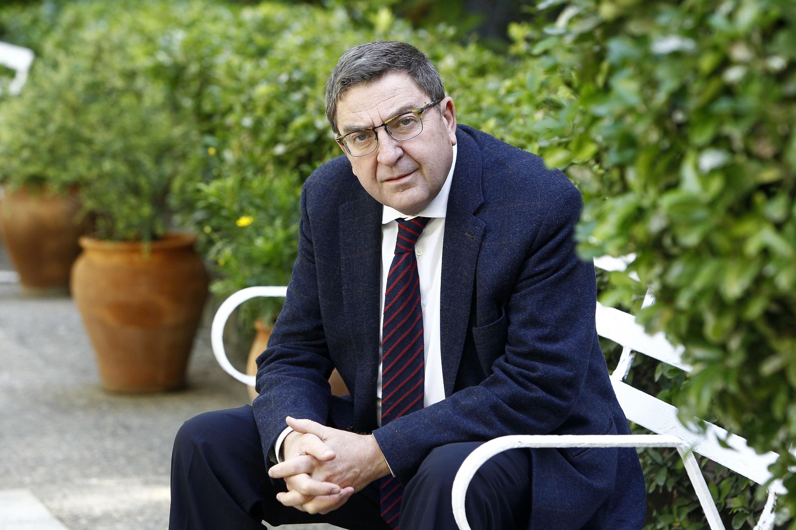 Joaquín Egea, durante la entrevista.