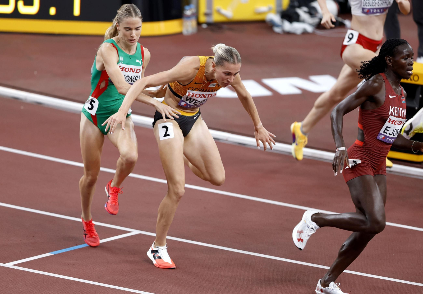 Las mejores imágenes del triunfo de Seville en 100 metros y del resto del Mundial de atletismo