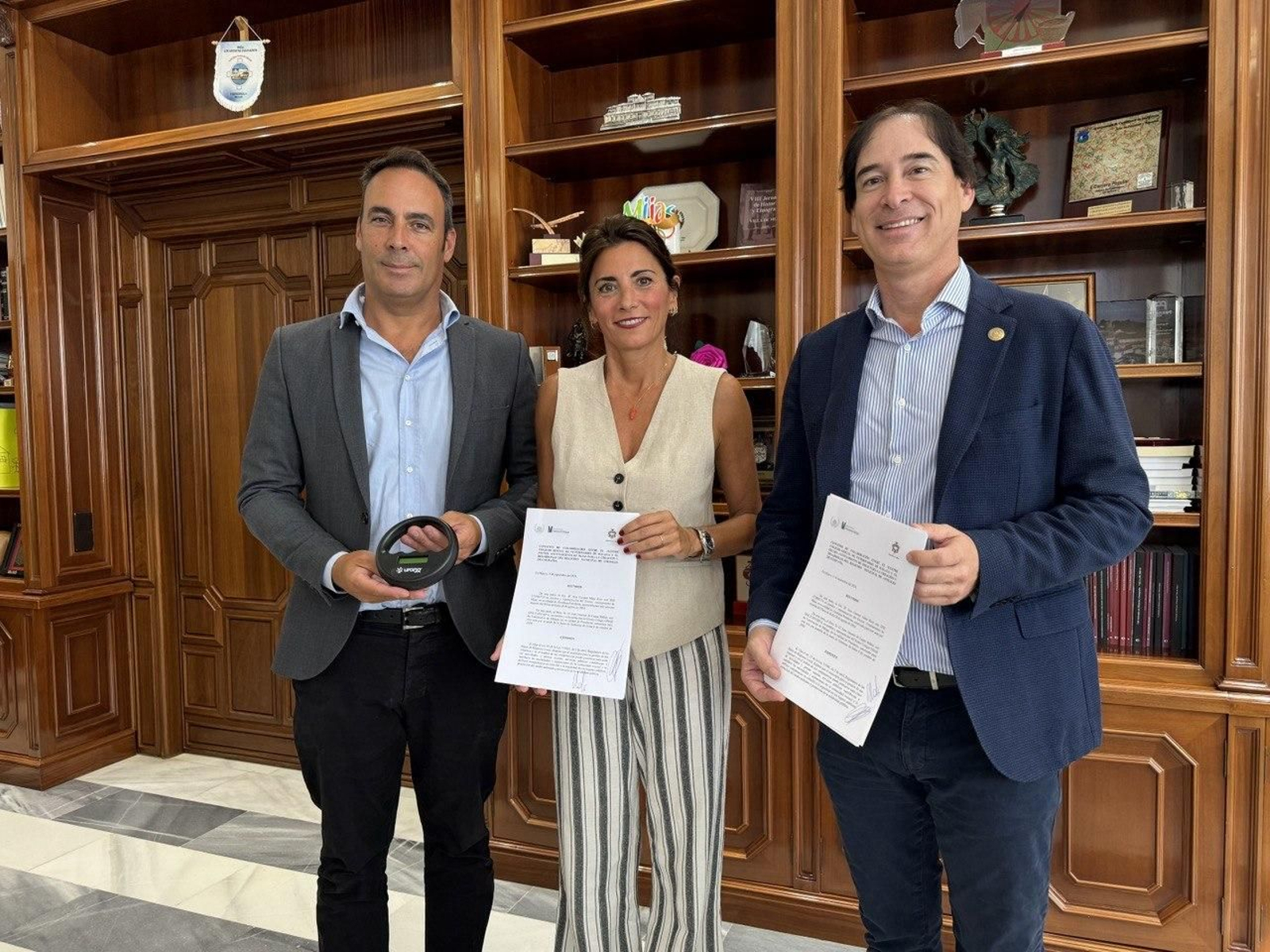 De izquierda a derecha, Marco Cortés, Ana Mata, y Juan Antonio de Luque. De izquierda a derecha, Marco Cortés, Ana Mata, y Juan Antonio de Luque.