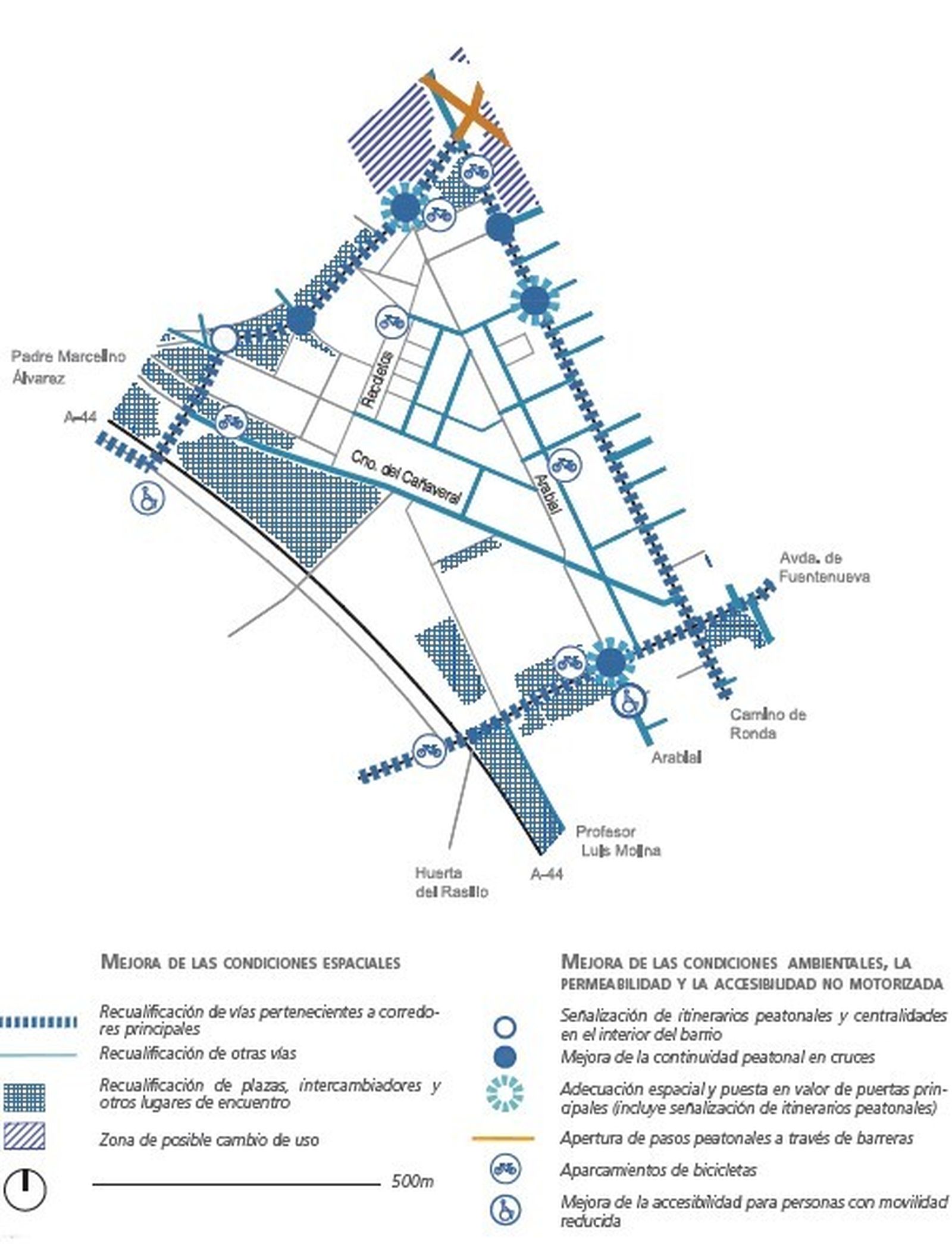 Mapa de intervención en Santo Tomás.