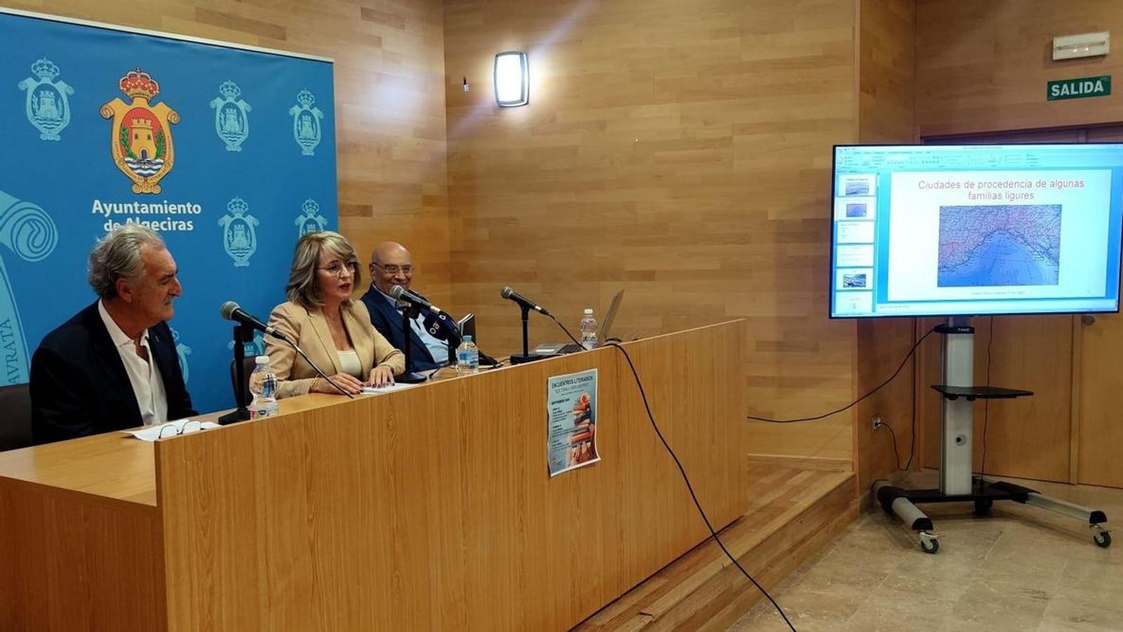 Manuel Fernández Guerrero, Pilar Pintor y Vincenzo Roberto Pellegrini Sambucety, el pasado octubre en Algeciras. Manuel Fernández Guerrero, Pilar Pintor y Vincenzo Roberto Pellegrini Sambucety, el pasado octubre en Algeciras.