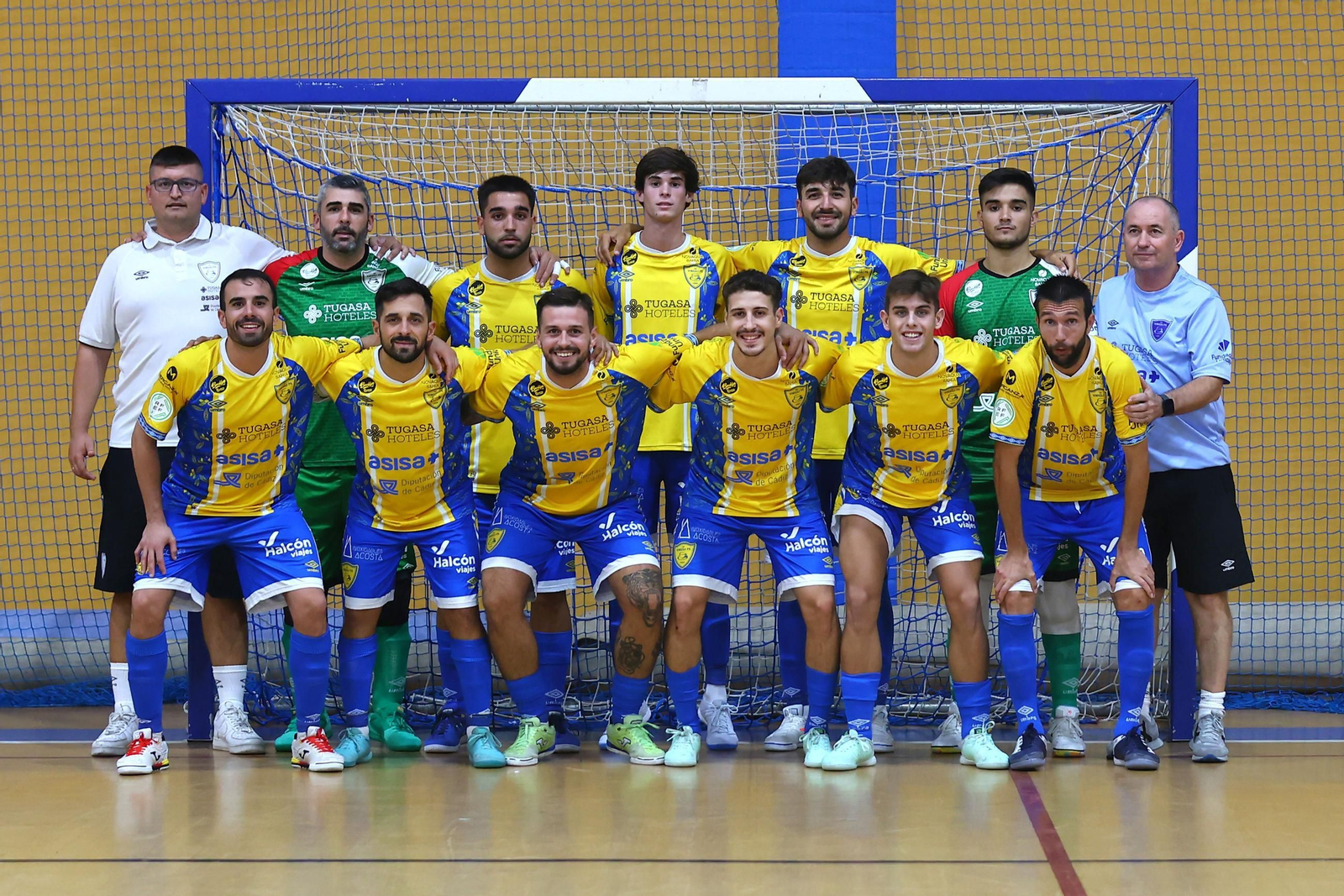 Formación del Virgili Cádiz.