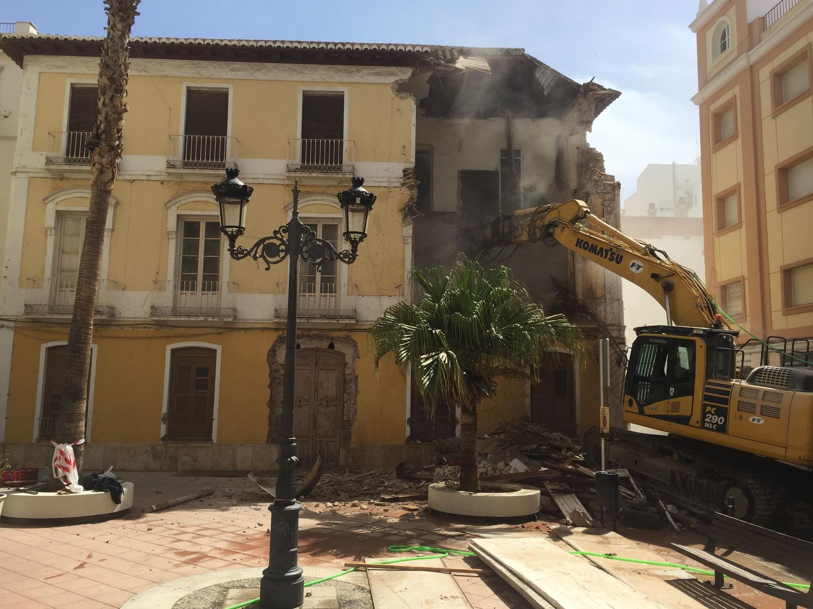 La Casa Bermúdez fue derribada el pasado mes de abril.