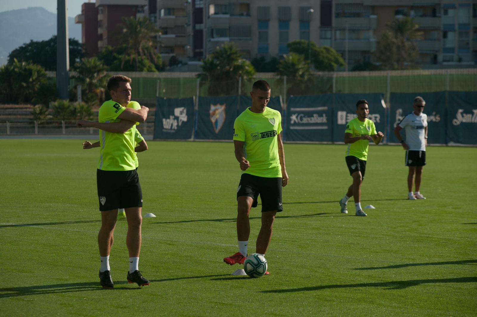 Las fotos del entrenamiento del Málaga CF a puerta abierta Las fotos del entrenamiento del Málaga CF a puerta abierta